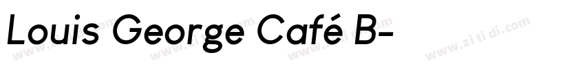 Louis George Café B字体转换